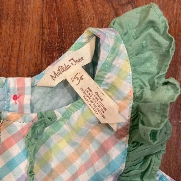 Adorable Matilda Jane Swiss Dot Dress Size 2 - Picture 2 of 4